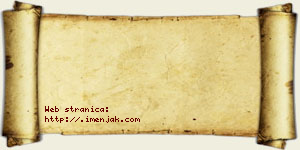 Jana Vicković vizit kartica